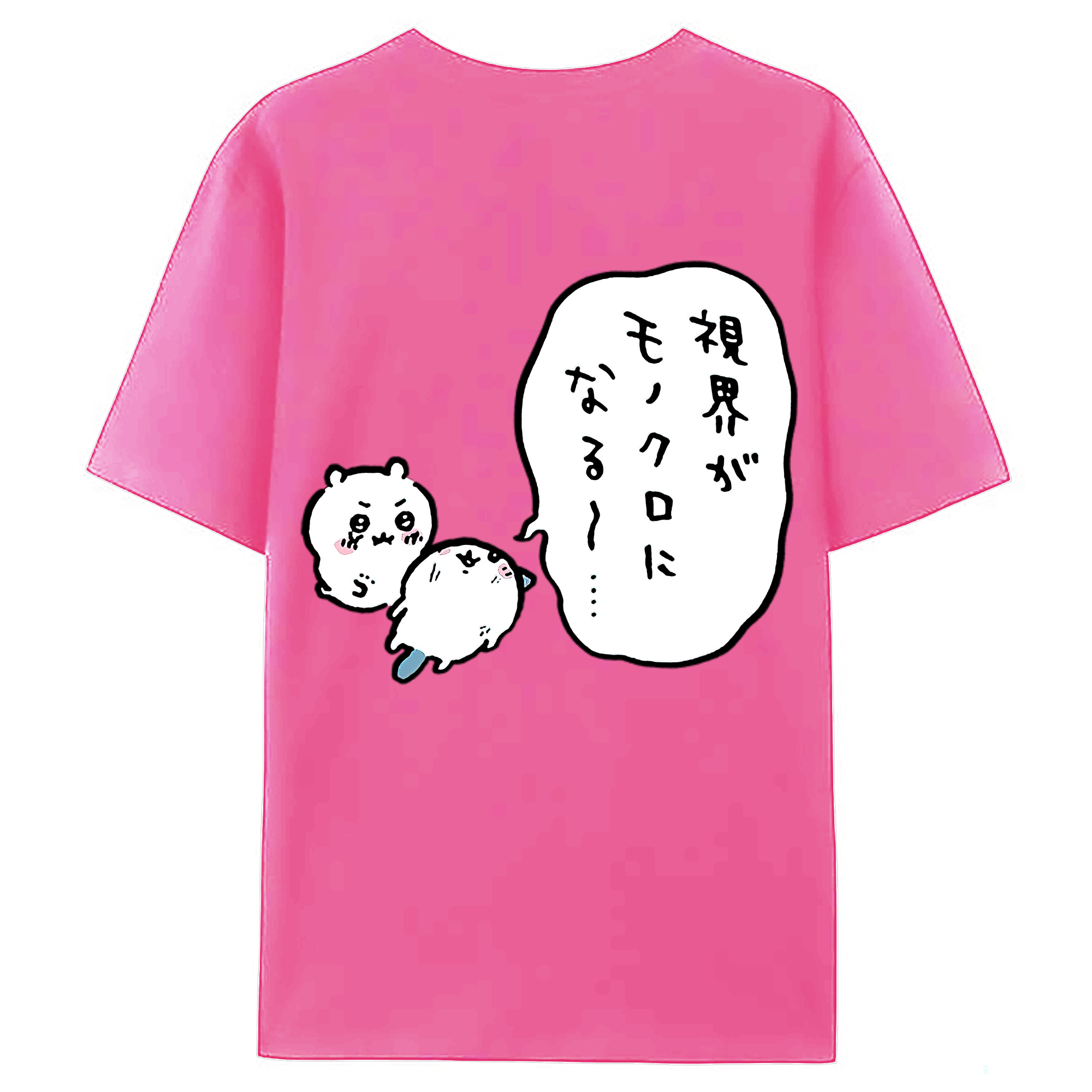 （画像用） ちいかわ ちいかわ Chii-kawa chiikawa レディース半袖Tシャツ(バックプリント)